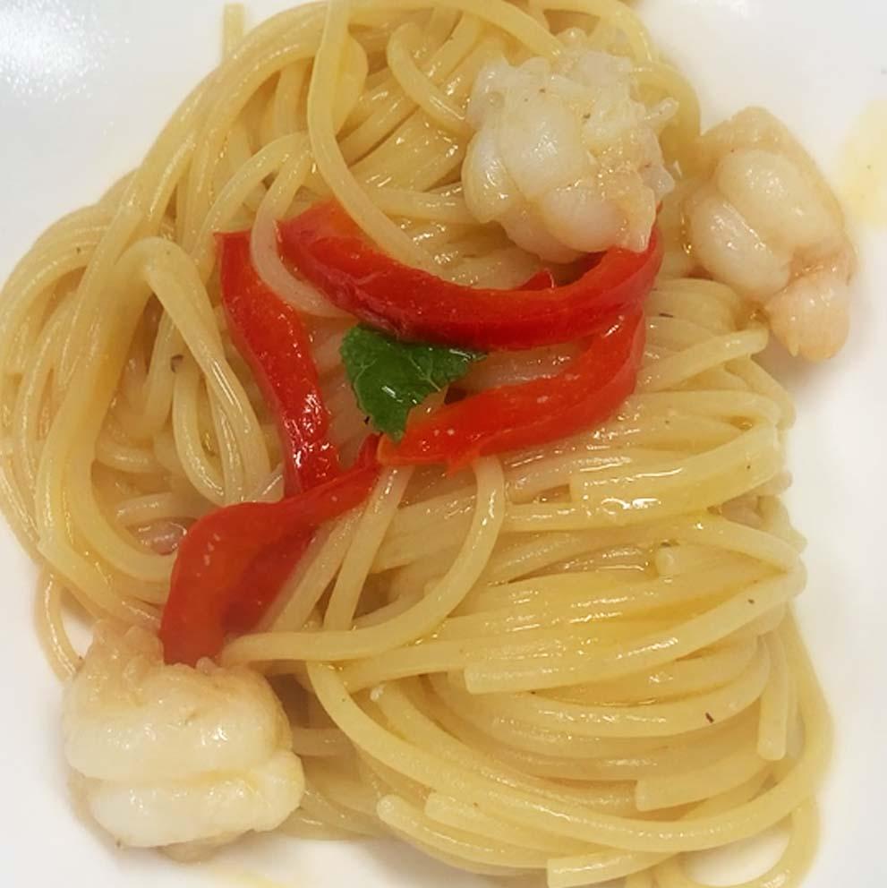 linguine scampi  