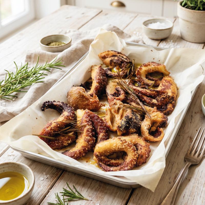 Polpo gratinato al forno