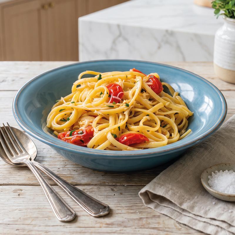 Tagliolini con polpa di granchio