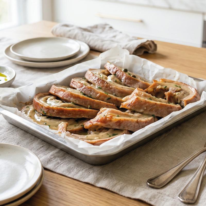 Arrosto di vitello con il sughetto